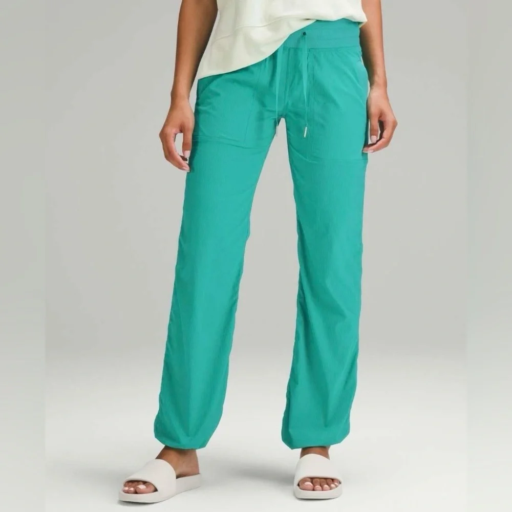 Lululemon Dance Studio Mid-Rise Pant Full Length Kelly Green Swift Size 10